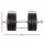 Everfit 35kg Adjustable Dumbbell Set with Non-Slip Handle, Steel Bar, and Plastic Coated Weight Plates for Home Workouts