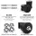 Everfit 35kg Adjustable Dumbbell Set with Non-Slip Handle, Steel Bar, and Plastic Coated Weight Plates for Home Workouts