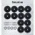 Everfit 35kg Adjustable Dumbbell Set with Non-Slip Handle, Steel Bar, and Plastic Coated Weight Plates for Home Workouts
