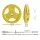 Everfit 46KG 120CM Barbell Set with 20KG Cast Iron Rubber-Coated Plates, Alloy Steel Bar, Non-Slip Grip, Yellow