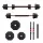 Everfit 20kg Adjustable Dumbbell & Barbell Set - Cast Iron, Space-Saving Home Gym Weights for Full-Body Workouts