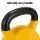 Everfit 20kg Kettlebell Cast Iron with PVC Neoprene Coating, Oversized Handle, Flat Base, Home Gym Weightlifting