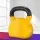 Everfit 20kg Kettlebell Cast Iron with PVC Neoprene Coating, Oversized Handle, Flat Base, Home Gym Weightlifting