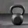 Everfit 16kg Cast Iron Kettlebell Powder Coated Flat Bottom Black