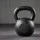Everfit 24kg Cast Iron Kettlebell Flat Bottom Powder Coated Black
