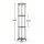 Everfit Vertical Ball Storage Rack with Wheels 3-Tier Sports Equipment Organiser Black Steel Frame