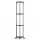 Everfit Vertical Ball Storage Rack with Wheels 3-Tier Sports Equipment Organiser Black Steel Frame