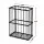Everfit Sports Ball Storage Rack Wall Mounted or Floor Standing Black Holds 8 Balls with Elastic Rope