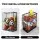 Everfit Sports Ball Storage Rack Wall Mounted or Floor Standing Black Holds 8 Balls with Elastic Rope