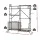 Everfit Sports Equipment Organiser Rack 174cm with Golf Bag Storage Black