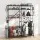Everfit Sports Equipment Organiser Rack 174cm with Golf Bag Storage Black