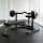 Everfit Chest Press Machine - Folding Home Gym Equipment with Independent Arms, Steel, 450kg Capacity, Black
