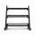 Everfit 3-Tier Dumbbell Rack 300kg Heavy Duty Weight Storage with Kettlebell Shelves for Home Gym Black