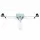 Everfit Leg Stretcher Machine 180 Degree Adjustable Foldable Split Trainer for Ballet Dance Green