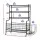 Everfit Multi-Functional Dumbbell Rack - Heavy-Duty Iron, 89x39.5x100cm, Black, Space-Saving Design with Lockable Wheels