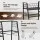 Everfit Golf Bag Storage Rack with 4 Shelves and Hooks Black