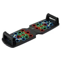 Everfit Push Up Board Multi-Function Portable Home Gym Colour Coded Muscle Targeting Cushioned Handles