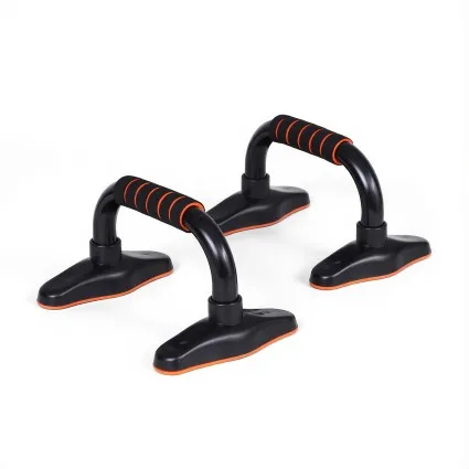 Everfit Push Up Bars Stands Orange Black 200kg Capacity with Ergonomic Foam Grips for Home Gym Strength Training