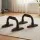 Everfit Push Up Bars Stands Orange Black 200kg Capacity with Ergonomic Foam Grips for Home Gym Strength Training