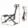 Everfit Foldable Squat Machine Deep Squat Rowing Machine with Adjustable Seat and Electronic Counter