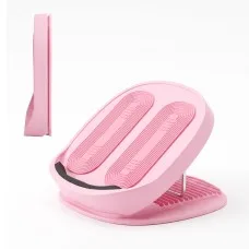Everfit Adjustable Slant Board Calf Stretcher, 14-Level Balance Board for Squats and Home Fitness Pink
