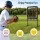 Everfit Baseball Pitching Net Training Target 9 Hole Softball Practice Black