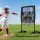 Everfit Baseball Pitching Net Training Target 9 Hole Softball Practice Black