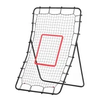 Everfit Baseball Rebounder Net 143cm Adjustable Pitching Target Screen for Backyard Baseball and Soccer Practice