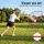 Everfit Baseball Rebounder Net 143cm Adjustable Pitching Target Screen for Backyard Baseball and Soccer Practice