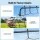 Everfit Baseball Rebounder Net 143cm Adjustable Pitching Target Screen for Backyard Baseball and Soccer Practice