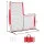 Everfit Baseball Pitching Net L Screen Softball Practice with 8-Strand Net and Carry Bag Black