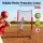 Everfit Baseball Pitching Net L Screen Softball Practice with 8-Strand Net and Carry Bag Black