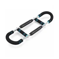 Everfit Twister Arm Exerciser Adjustable 27–41kg Stainless Steel Multi‑Angle Rotational Resistance Home Trainer