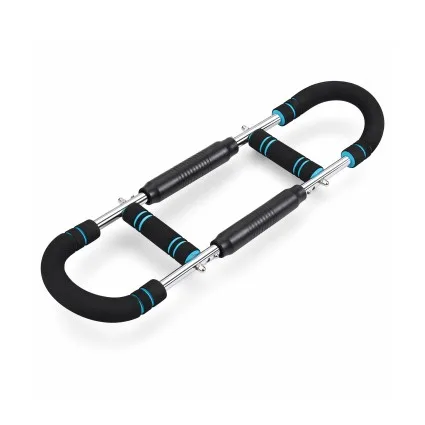Everfit Twister Arm Exerciser Adjustable 27–41kg Stainless Steel Multi‑Angle Rotational Resistance Home Trainer