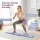Everfit Foldable Simulated Ski Thigh Exerciser Purple Home Leg Trainer Cardio Machine 126x90cm 150kg