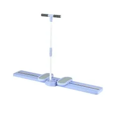 Everfit Foldable Simulated Ski Thigh Exerciser Purple Home Leg Trainer Cardio Machine 126x90cm 150kg