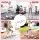 Everfit Foldable Ski Exercise Machine Pink – Home Thigh Leg Trainer Portable Cardio Machine 105×95cm