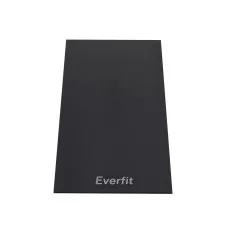 Everfit Exercise Equipment Mat 150cm Black High-Density TPE Anti-Slip Floor Protector for Treadmills