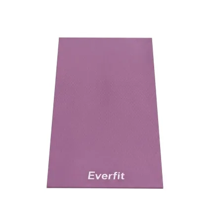 Everfit Exercise Equipment Mat 180cm Treadmill Floor Protector Anti-Slip Purple 5mm High-Density TPE