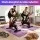 Everfit Exercise Equipment Mat 180cm Treadmill Floor Protector Anti-Slip Purple 5mm High-Density TPE