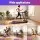 Everfit Exercise Equipment Mat 180cm Treadmill Floor Protector Anti-Slip Purple 5mm High-Density TPE