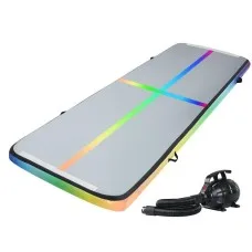Everfit 3M Inflatable Air Track Gymnastics Mat with Electric Pump, 1000-Denier Fabric, 10cm Thick, Portable & Durable