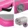 Everfit 3m x 1m Pink & Grey Air Track Mat – Gymnastics & Fitness, Anti-Slip, 1000-Denier Fabric, Portable & Durable