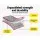 Everfit 3m x 1m Pink & Grey Air Track Mat – Gymnastics & Fitness, Anti-Slip, 1000-Denier Fabric, Portable & Durable