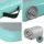 Everfit GoFun 4X1M Inflatable Air Track Mat - Mint & Grey, 1000-Denier, Anti-Slip, Portable Gymnastics & Fitness Mat