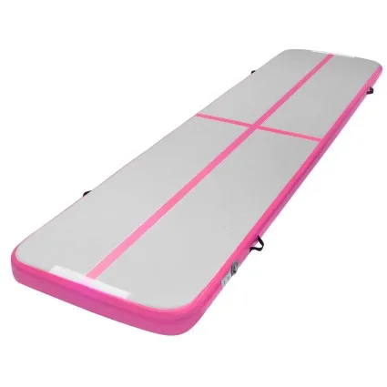 Everfit 4M Pink Air Track Mat for Gymnastics, Yoga & Cheer | Inflatable, Durable, Non-Slip, 1000-Denier Fabric