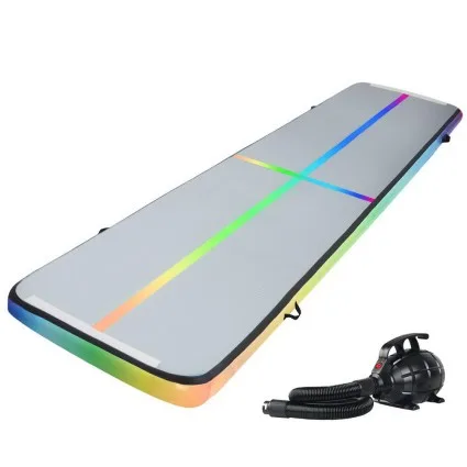 Everfit 5M Inflatable Air Track Mat for Gymnastics & Tumbling with 1000-Denier Fabric, Pump, Carry Bag & Repair Kit