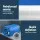 Everfit 6m x 1m Inflatable Air Track Mat - 20cm Thick, Anti-Slip, Blue & White, Portable Gymnastics & Workout Companion