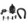 Everfit GoFun 500W Electric Air Pump for Inflatable Air Track Mat - Quick Inflate/Deflate, 3 Nozzles, 1-Year Warranty