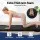 Everfit Folding Gymnastics Mat 181 cm x 61 cm x 5 cm Portable 3‑Fold Tumbling Mat Black Durable Cover